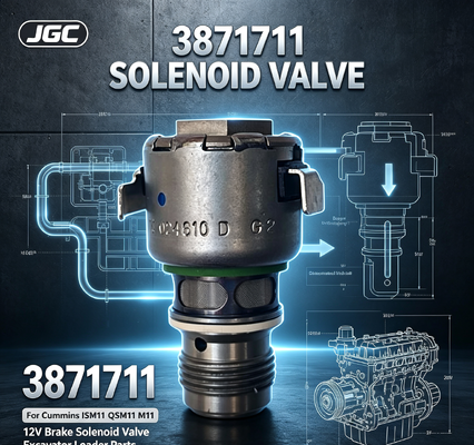 3871711Đối với ISM11 QSM11 M11 nguyên bản động cơ diesel phanh van điện tử 12V để sử dụng máy nạp excavator