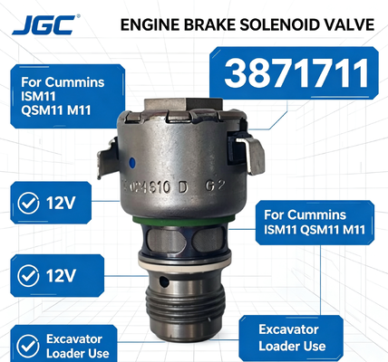 3871711Đối với ISM11 QSM11 M11 nguyên bản động cơ diesel phanh van điện tử 12V để sử dụng máy nạp excavator