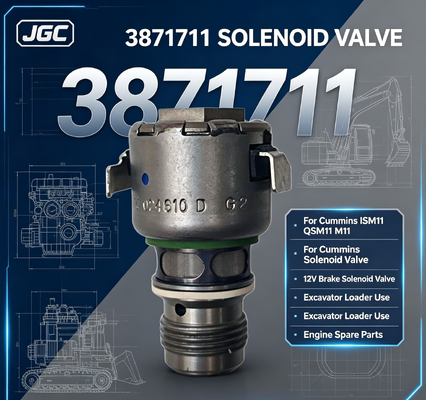 3871711Đối với ISM11 QSM11 M11 nguyên bản động cơ diesel phanh van điện tử 12V để sử dụng máy nạp excavator