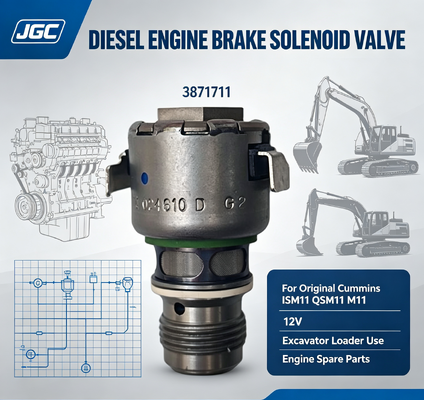 3871711Đối với ISM11 QSM11 M11 nguyên bản động cơ diesel phanh van điện tử 12V để sử dụng máy nạp excavator
