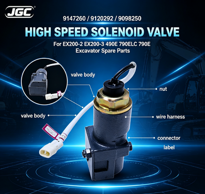 9147260 9120292 9098250 Van điện tử tốc độ cao cho máy đào EX200-2 EX200-3 490E 790ELC 790E