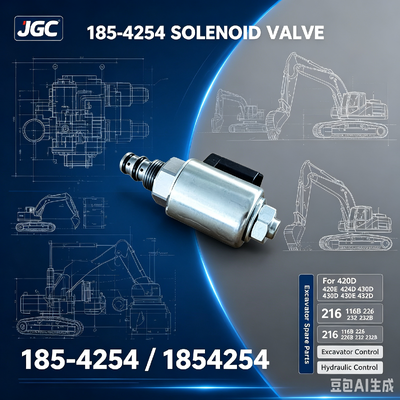 1854254   Bán chạy nhất Van điện từ cho phụ tùng máy xúc 420D 420E 424D 430D 430E 432D 216 216B 226 226B 232 232B