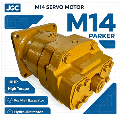 M14 Parker Servo Motor 10hp Động cơ thủy lực mô-men xoắn lớn cho máy đào mini