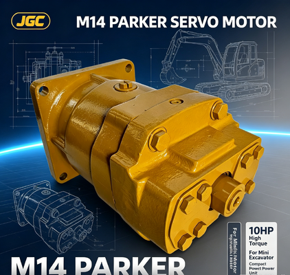 M14 Parker Servo Motor 10hp Động cơ thủy lực mô-men xoắn lớn cho máy đào mini