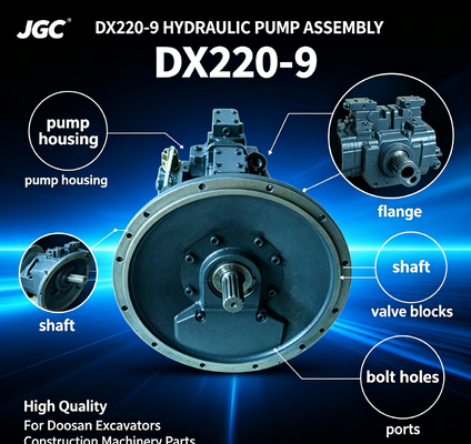 DX220-9 Chất lượng cao Bơm thủy lực kiểu cũ lắp ráp cho phụ tùng máy xúc Doosan