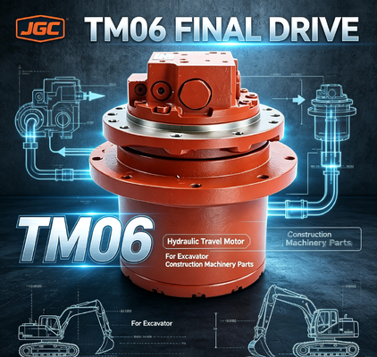 TM06 Chiếc máy xây dựng Chiếc máy di chuyển thủy lực Máy đẩy cuối cùng cho máy đào