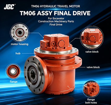 TM06 Chiếc máy xây dựng Chiếc máy di chuyển thủy lực Máy đẩy cuối cùng cho máy đào