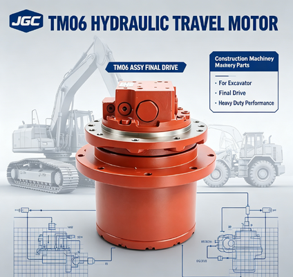 TM06 Chiếc máy xây dựng Chiếc máy di chuyển thủy lực Máy đẩy cuối cùng cho máy đào