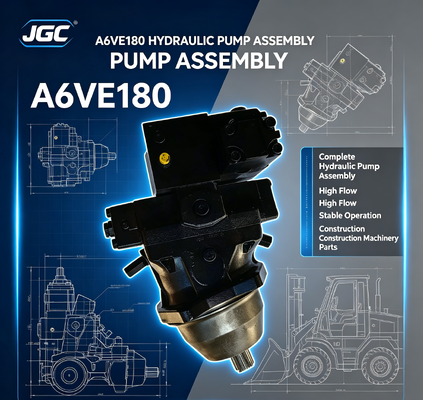 A6VE180 Bộ máy bơm thủy lực hoàn chỉnh hoạt động ổn định dòng chảy cao