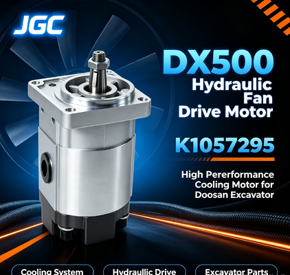 K1057295 DX500 Động cơ dẫn động quạt thủy lực, Quạt máy đào hiệu suất cao Động cơ thủy lực cho máy đào Doosan